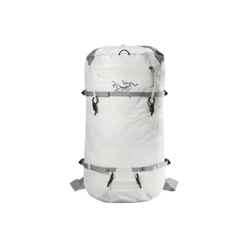 Arcteryx ALPHA SL 30L Альпинистский рюкзак Outdoor Сумка Полиэтилен Серый Белый Унисекс