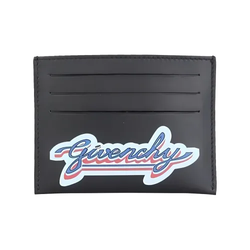 GIVENCHY Телячья кожа Держатель для карт Держатель для карт Мужской Черный