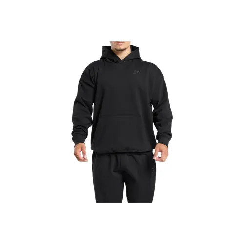 GYMSHARK Пава Толстовка Мужская Черная