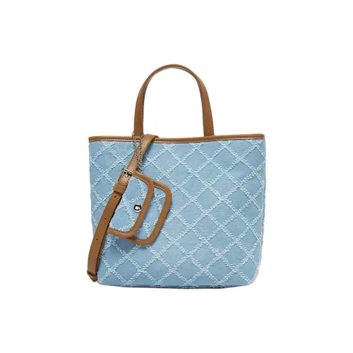 BASTO Сумка через плечо из синтетической кожи и текстиля женская светло-синяя коричневая темно-синяя коричневая