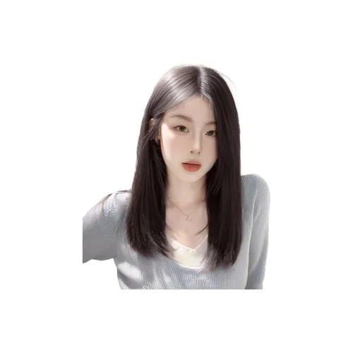 FYOSEE Натуральный симуляция OF средней длины прямые волосы парики