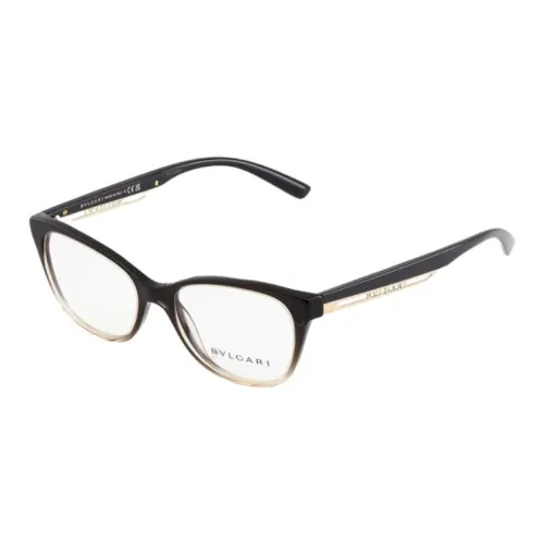 BVLGARI Металл Пластик Кошачий глаз Оправы для очков Женские Градиентный