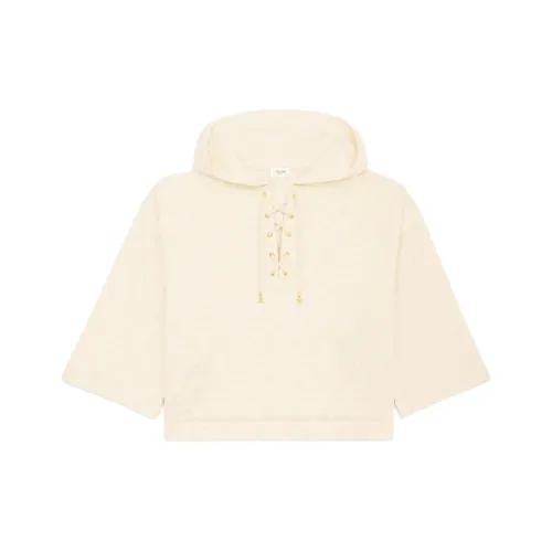 CELINE Толстовка Женская Молочно-белая