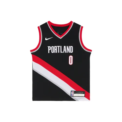 Nike x NBA Майка Portland Trail Blazers Черный Дети Возраст 3-7 лет