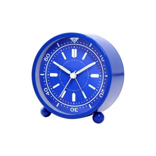 HENSE Кварцевый механизм Металл Будильник Унисекс Черный HA2507