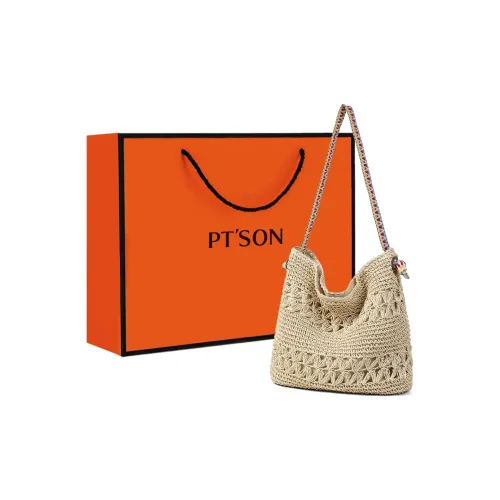 PT'SON Ткань Тоут Подмышечный Сумка на плечо Стандартная Женская Экрю хаки