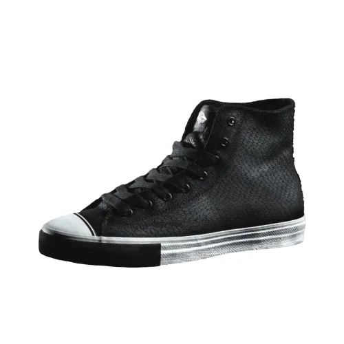 Vans V 79 Устойчивые к истиранию высокие кроссовки для скейтбординга унисекс черные