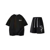 Комплект одежды [Черная (Белая) футболка + Черные (Белые) шорты]