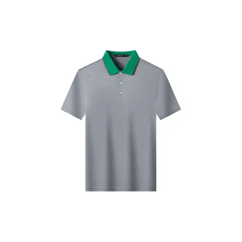 LOZ Light Gray Men's Polo LOZ Светло-серый Мужская Поло