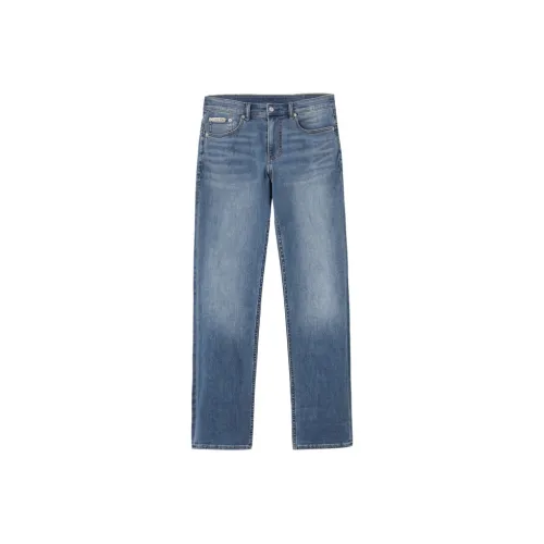 Calvin Klein Blue Men's Jeans Кальвин Кляйн Синий Мужской Джинсы