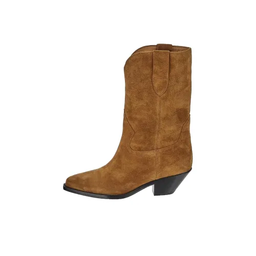 ISABEL MARANT Texan Botильоны 5 см Женские Темно-коричневый