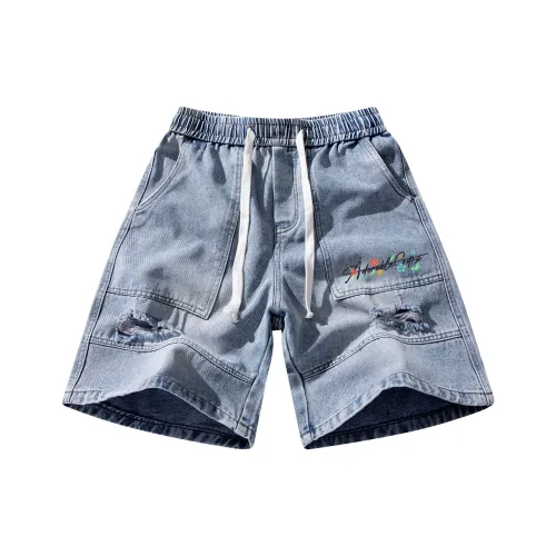 GDRX Синие Унисекс Джинсовые Шорты