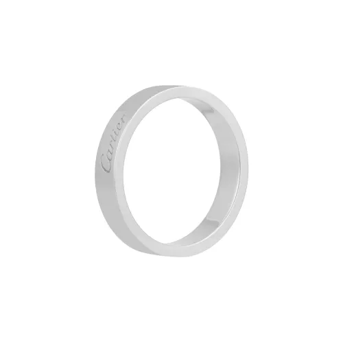 Кольца Cartier C de Cartier из платины унисекс