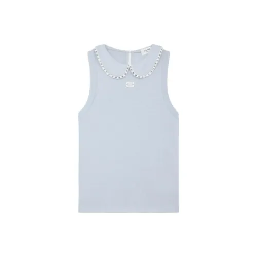 CELINE SS215 Майка Женская Детская Синяя