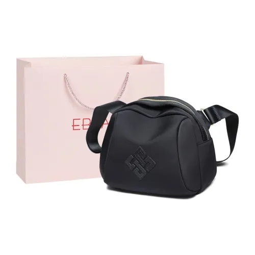 EBLAN Сумка через плечо из ткани стандартная женская черная