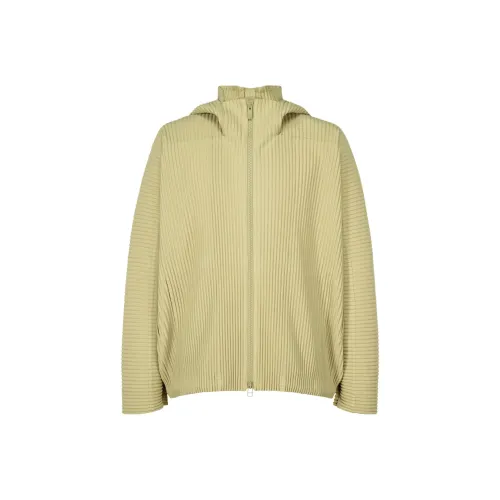 Homme Plissé Issey Miyake Куртки Пальто Мужской Dry Grass