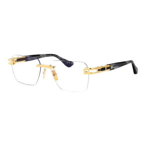 DITA Металл Квадратные Оправы для Очков Женские Золотые