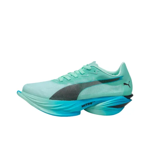 PUMA Fast R NITRO Elite 3 Беговые кроссовки Низкий Топ Зеленый Мужской