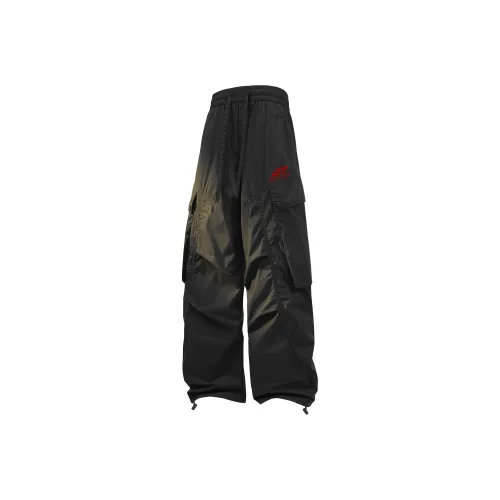 GDRX Темно-серые унисекс брюки карго