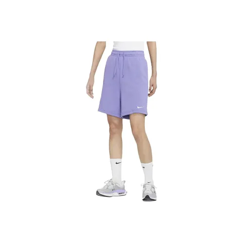 Nike Повседневные шорты Женские Фиолетовые