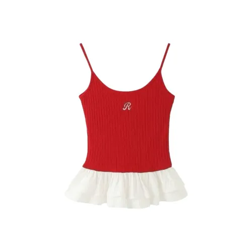 ABBY GODDESS Красный Женские Камисоли