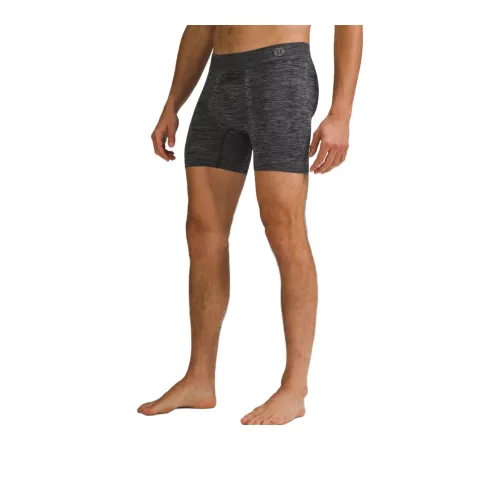 lululemon Rapid Vent Tech Боксер-брюки 5' Мужской 1 Пачка Серый Heathered Основной Черный