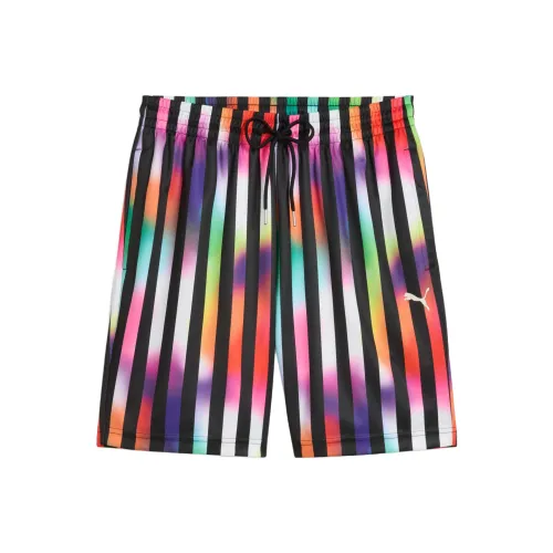 PUMA Повседневные шорты Унисекс Черные