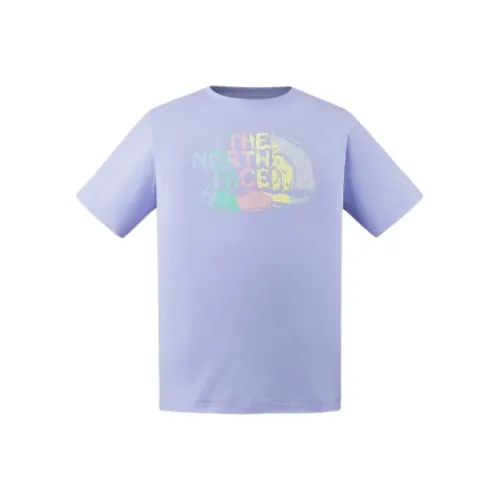THE NORTH FACE Быстросохнущая футболка унисекс синего и фиолетового цвета