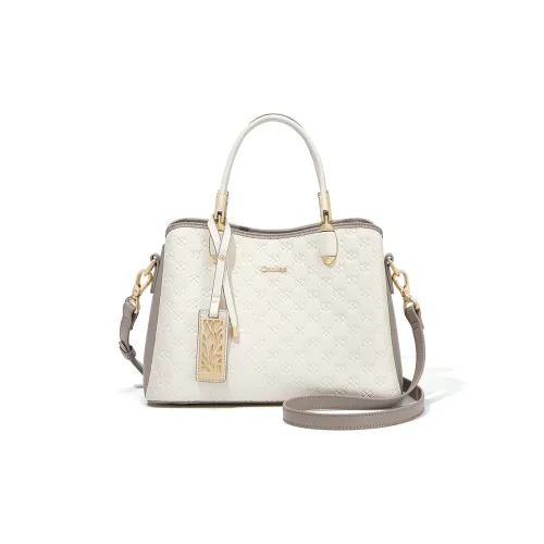 CNOLES Коровья кожа Сумка Обычный Женские Облако Молочный кофейный