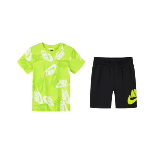 nike Повседневная спортивная одежда 2 предмета комплект зеленый цвет ростока для детей 3-7 лет
