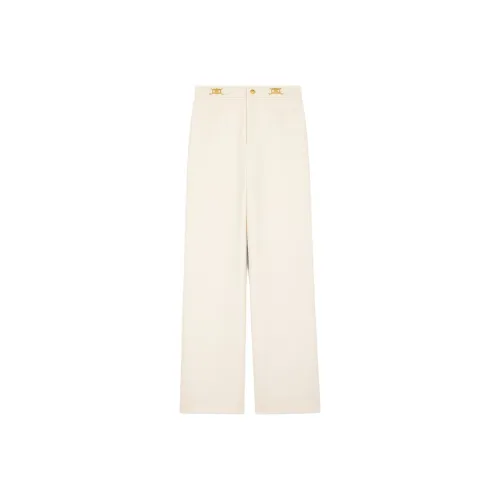 CELINE Повседневные брюки Женские Экрю