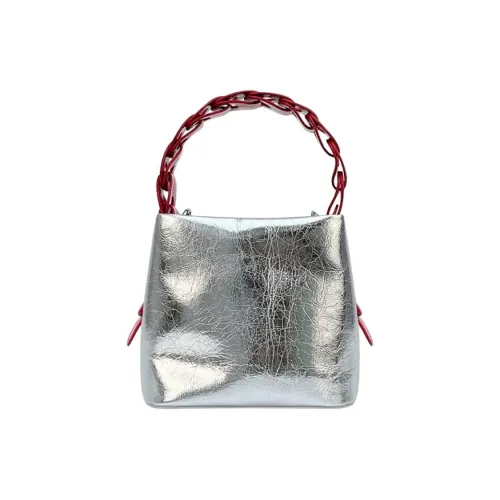 OTA ПУ (полиуретан) Сумка Стандартная Женская Серебряный