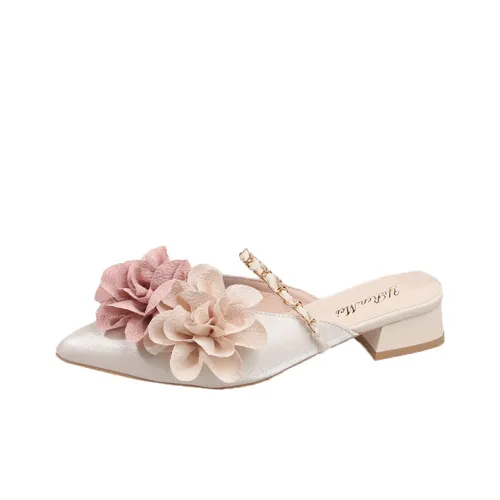 Dawei's House Резиновая подошва устойчивая к истиранию противоскользящая антибактериальная домашняя обувь женская