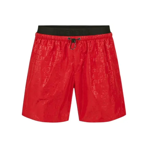 Айсберг Красный Мужские Пляжные Шорты