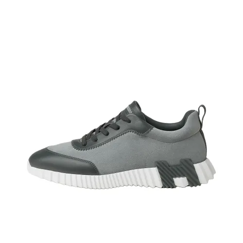 HERMES Низкий топ Повседневная обувь Мужская Серый