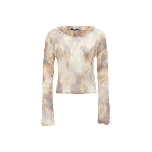 Only A10 Frosted Миндаль Песочный Женские Трикотаж