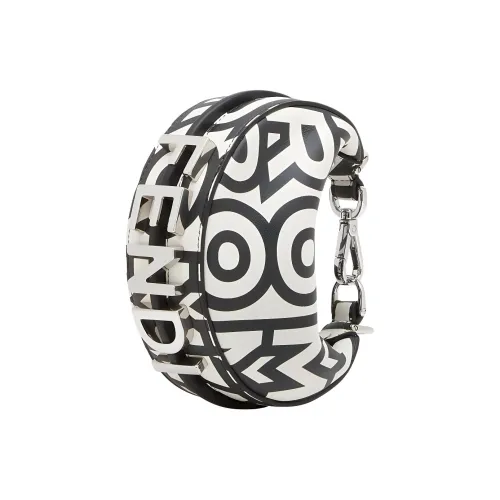 FENDI Fendigraphy Сумка из коровьей кожи Полумесяц Сумка на запястье Экстра мини Женская