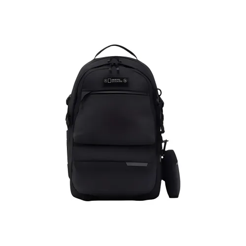 NATIONAL GEOGRAPHIC Reflective Material Backpack Unisex Black NATIONAL GEOGRAPHIC Светоотражающий материал рюкзак унисекс черный