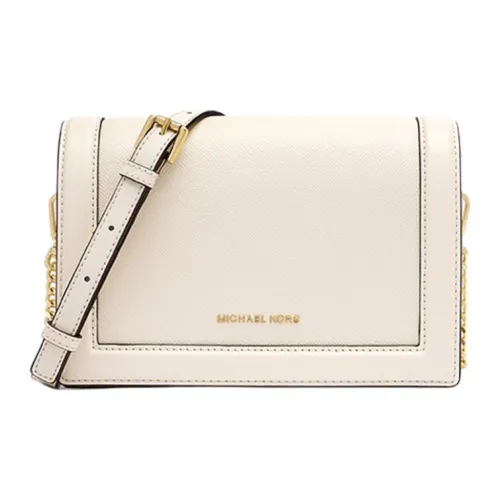 MICHAEL KORS Jet Set Коровья кожа Сумка через плечо Стандартная Женская Кремово-белая