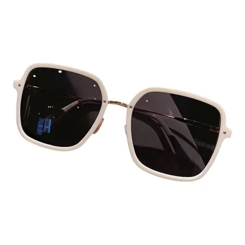 PRETTYALLUSION ПК Металл Квадратные Солнцезащитные очки Женские