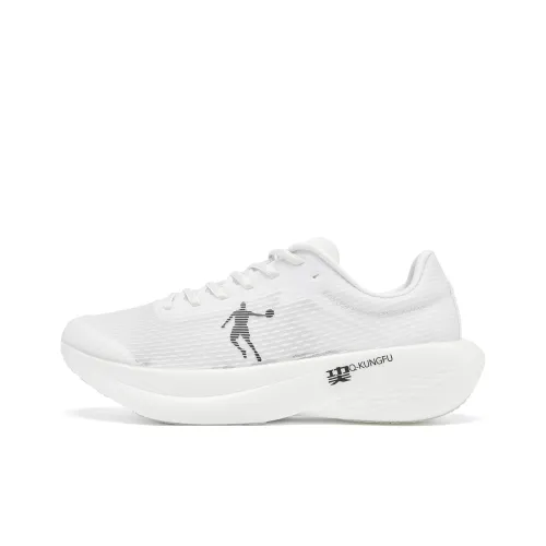 QIAODAN Flying Shadow PB1,0 Беговые кроссовки Низкий Топ Джордан Белый Цвет Селадон Мужской