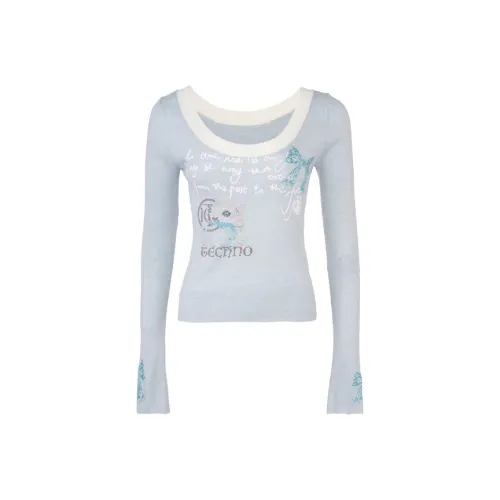 TCH Синий Женские Трикотаж