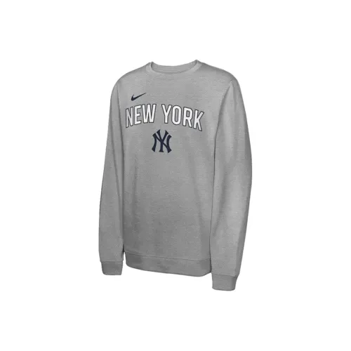 Nike x Mlb Base Logo Свитшот Темно-Серый Подростки