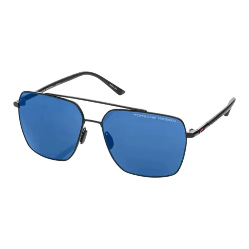PORSCHE DESIGN Титан Авиатор Солнцезащитные очки Унисекс Черный