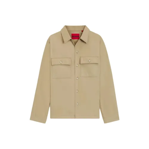 Hugo Boss Бежевые Мужские Рубашки