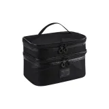 Квадратная сумка, двухслойная (черная)