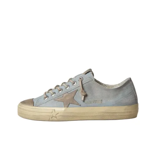 Golden Goose V Star Low-Top Canvas Shoes Light Blue Women's
