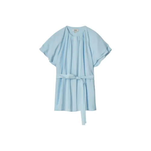 COS Светло-синие Женские Рубашки