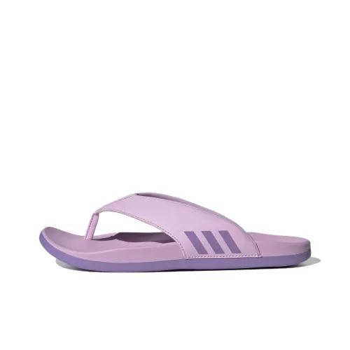 adidas Adilette Устойчивые к истиранию противоскользящие шлепанцы женские светло-фиолетовые