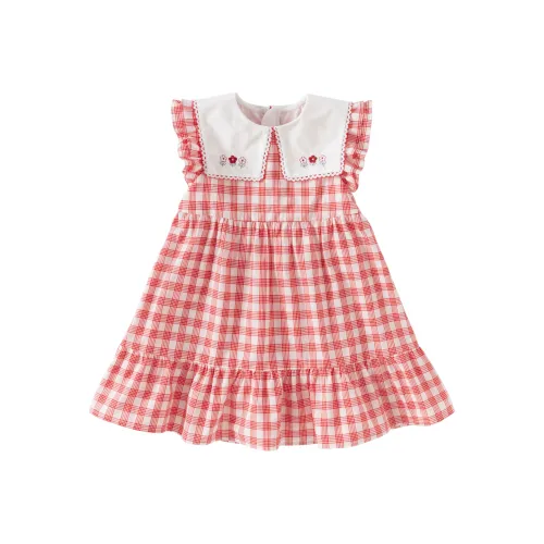DAVE BELLA Платье Красная клетка для детей 3-7 лет
